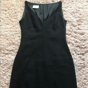 AKRIS Punto Black Sheath Dress Size 4